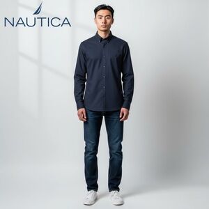 Nautica Black Dress Shirt